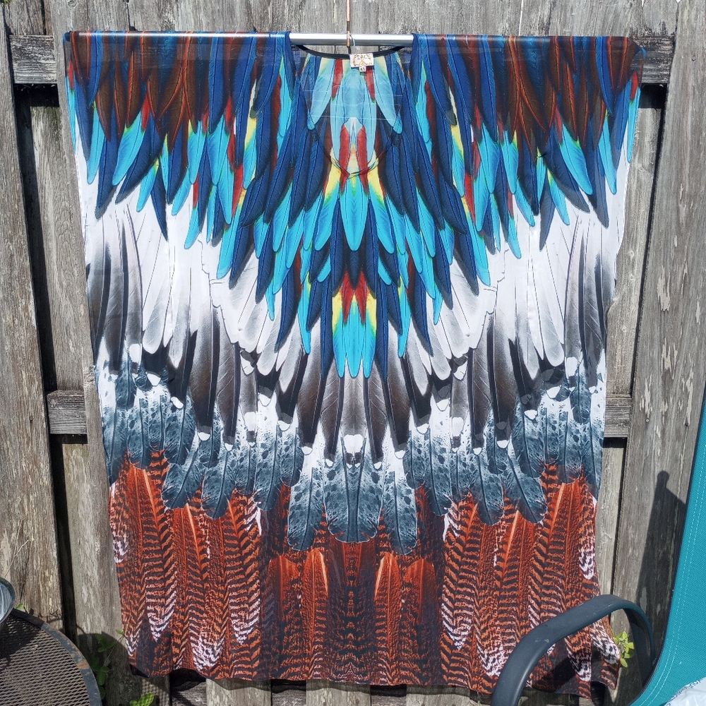 Lotta Stensson PEACE Tropical Kaftan Kimono OS